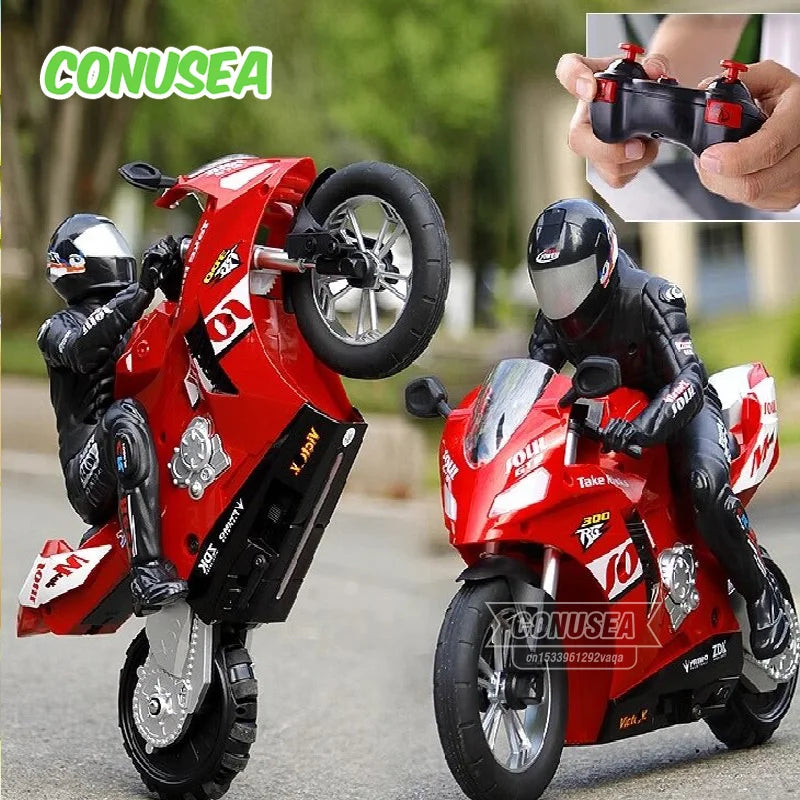 RC Stunt Motorcycle Car 1/6 High Speed Motorbike Model 2.4G Radio Control Car Remote Controlled Toy Drift Cars Toys For Boys Kid