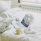 🌬️🔋 USB Foldable Mini Fan – 4 Speeds & Timer Table Fan