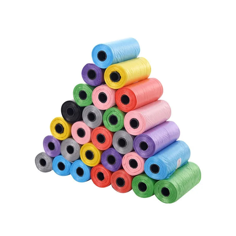 Dog Poop Bags Pet Waste Garbage Bags Unscented Outdoor Carrier Holder Clean Pick Up Tools Pet Accessories Supplies