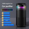 🚗🌿 Car Air Purifier 2026 | Rapid Purification & Formaldehyde Removal ✨ | Negative Ion Cleaner with Ambient Light for Fresh In-Car Air
