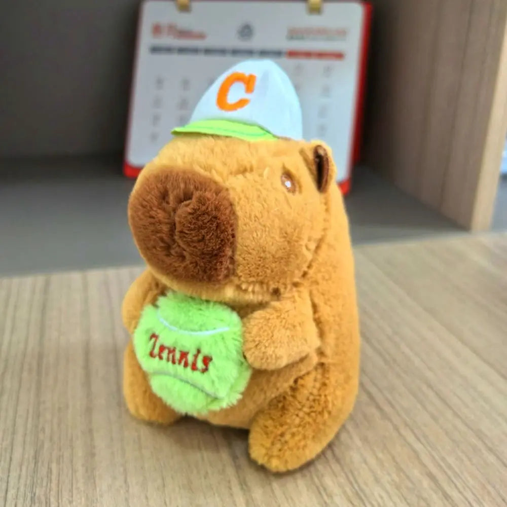 🦫🪽 Cute Capybara Plush Toy – Fluffy Anime Stuffed Animal with Hoodie & Wings | Small Simulation Doll Gift