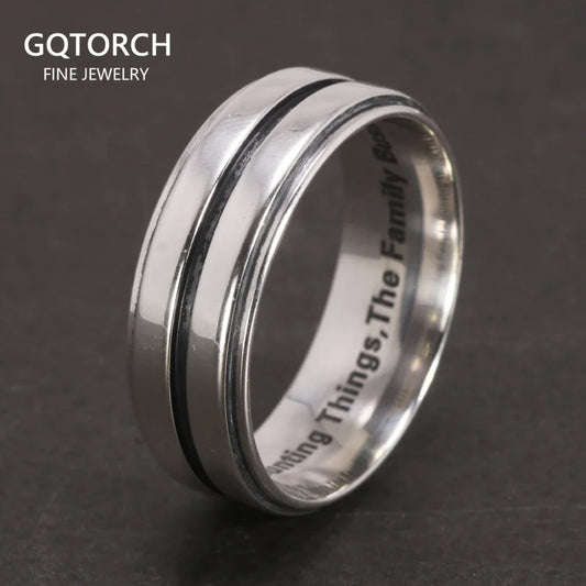 Dean Winchester Ring – 925 Sterling Silver Supernatural Engraved Ring