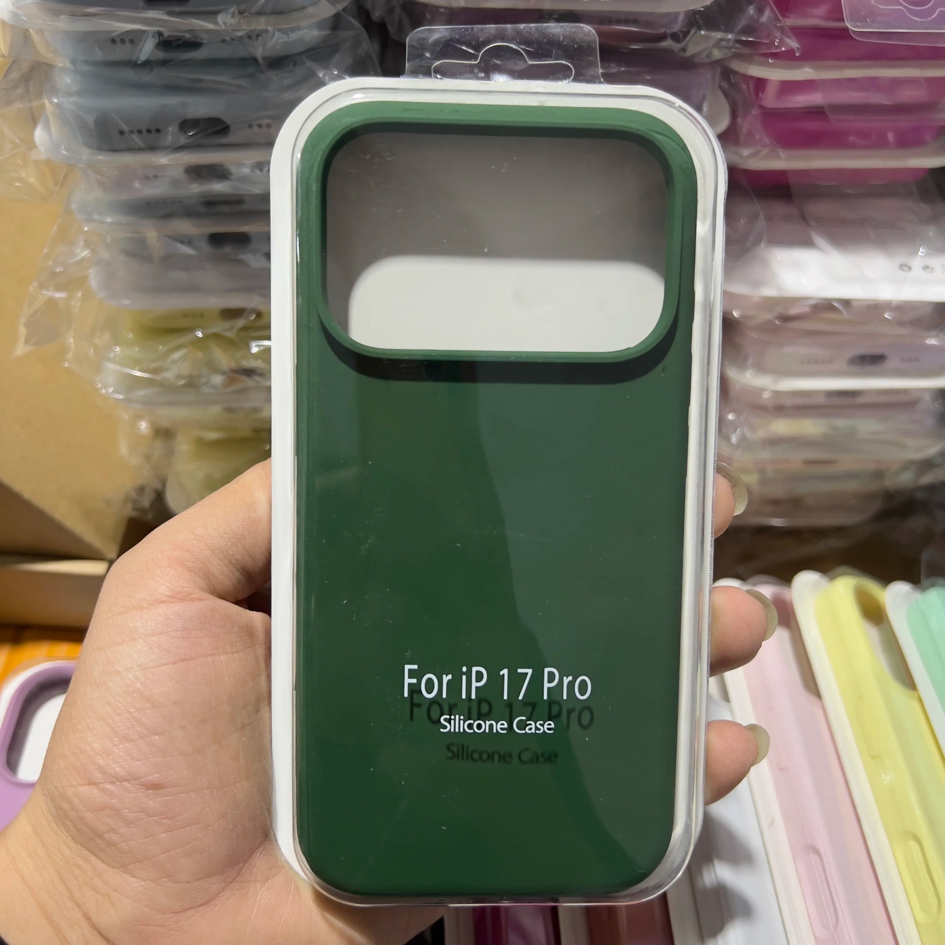 🍭📱 Official Liquid Silicone Skin-Feel Case for iPhone 17 Air / 16 / 15 / 14 / 17 Pro Max