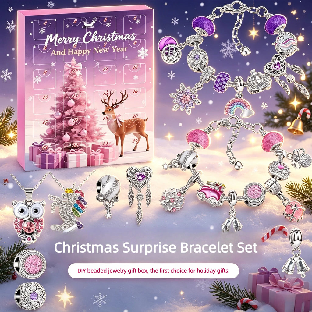 Christmas Jewelry Advent Calendar – 24-Day DIY Bracelet Gift Box