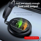 🚗 4‑Port PD + QC 3.0 Car Charger with Voltmeter | 83W Fast Charge | Waterproof 12V/24V