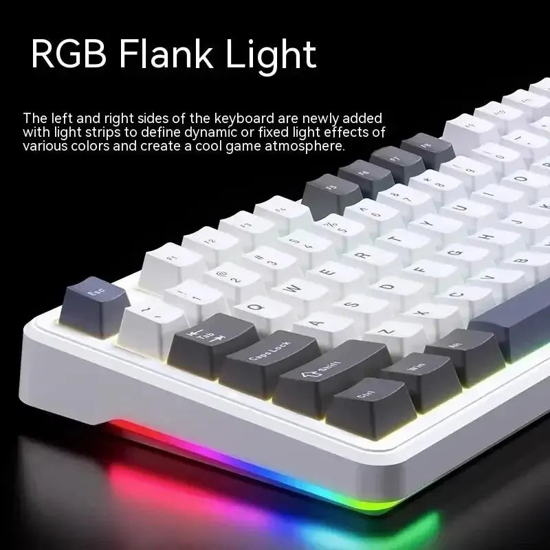 AULA F87 Pro Mechanical Keyboard – Tri-Mode Wireless RGB 87-Key