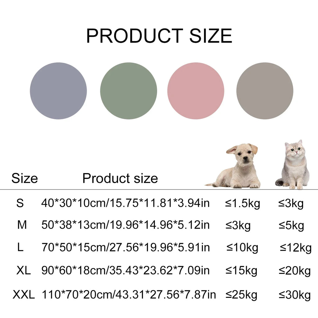 🛋️🐾 Large Pet Sofa Bed – Winter Warm Dog & Cat Sleeping Cushion