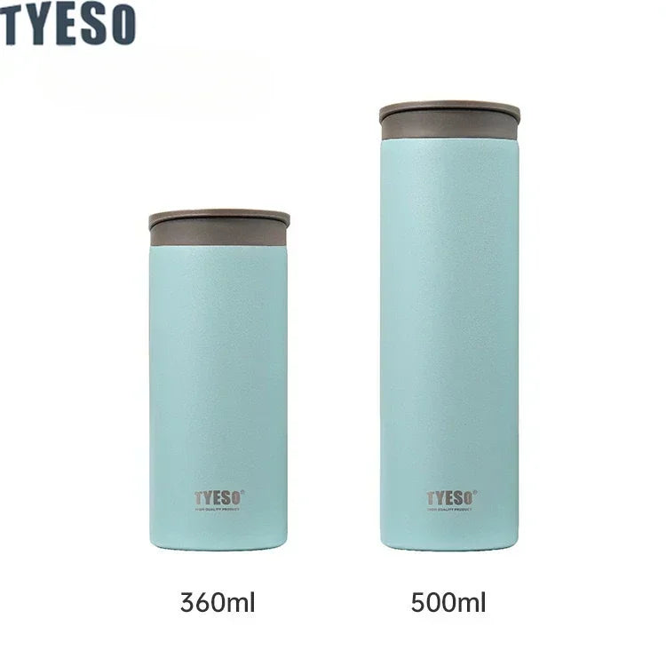 TYESO Vacuum Flask Stainless Steel – Leakproof Insulated Travel Mug Coffee Cup ☕✨
