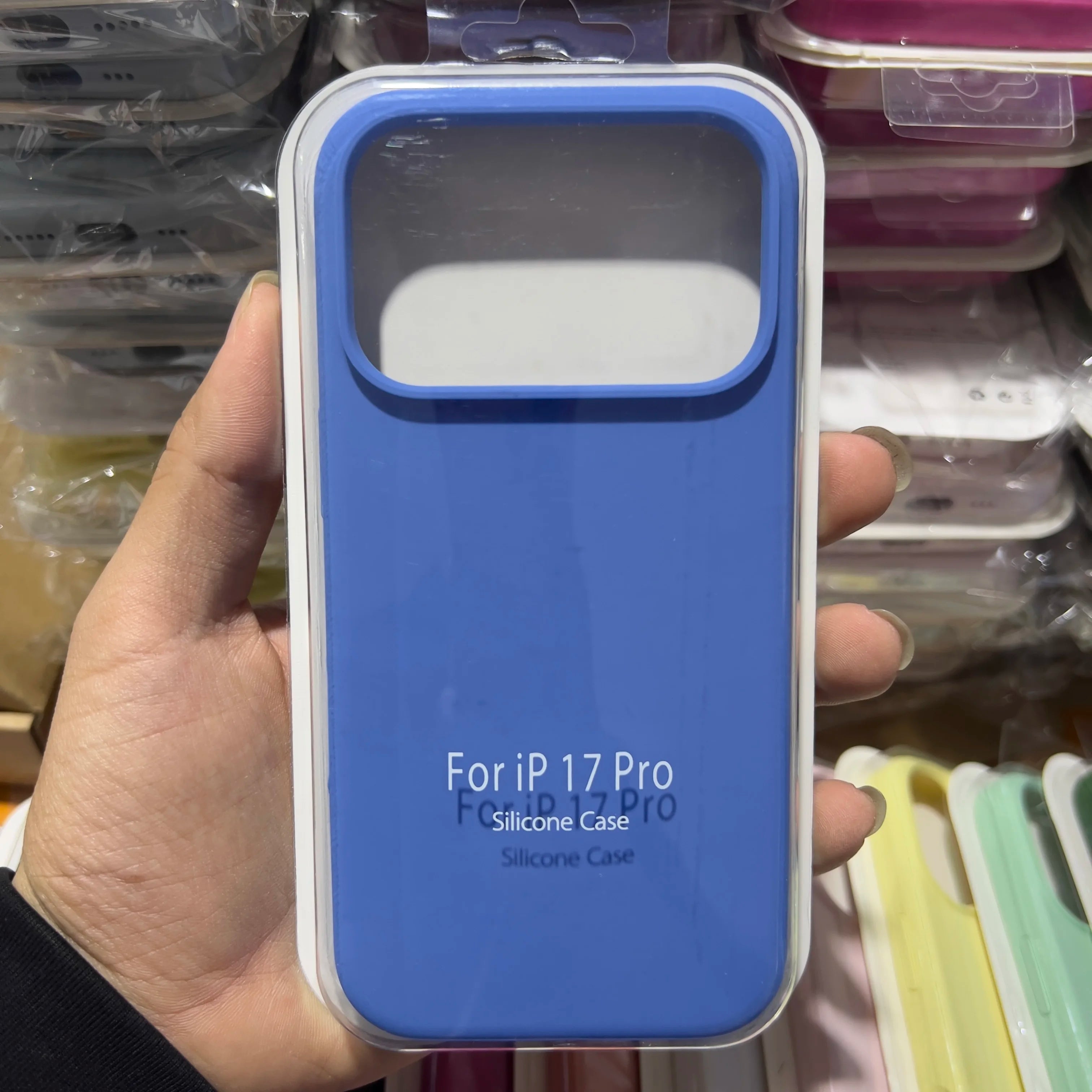 🍭📱 Official Liquid Silicone Skin-Feel Case for iPhone 17 Air / 16 / 15 / 14 / 17 Pro Max