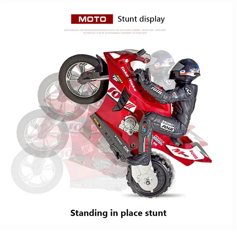 RC Stunt Motorcycle Car 1/6 High Speed Motorbike Model 2.4G Radio Control Car Remote Controlled Toy Drift Cars Toys For Boys Kid