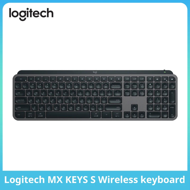 NEW Logitech MX Keys S Wireless Bluetooth Keyboard – Backlit, Multi-Device