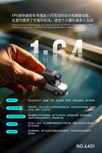 Car Model 1:64 6401 FPV RC Camera Mini Vehicle Full Scale Photo Self-stabilizing Rear Drive with 720P Remote Control Car