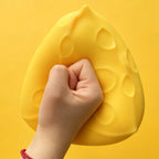 Jumbo Cheese Squishy Stress Ball – Slow-Rebound Cheese Fidget Toy
