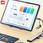 USB-C Hub 8-in-1 USB Extender with SD/TF Card Reader & Audio Port