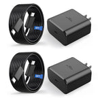 45W Super Fast Charger with USB-C Cable for Samsung Galaxy