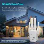 Dual Band WiFi Signal Booster Repeater 1200Mbps 2.4G 5G Dual-band Network 802.11ac WiFi Amplifier Router