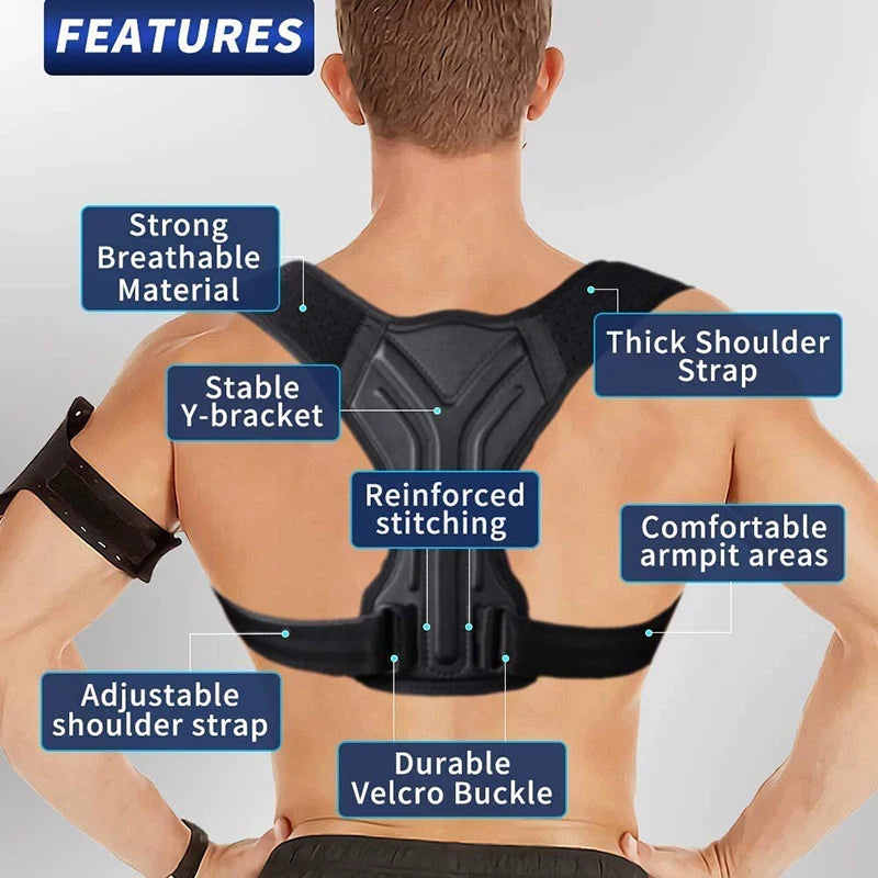 Adjustable Back Posture Corrector Belt
