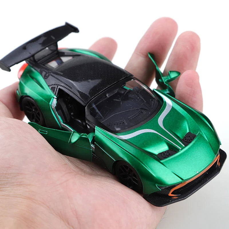 1:36 Alloy Pullback Racing Car – Metal Die‑Cast Toy Model for Kids & Collectors
