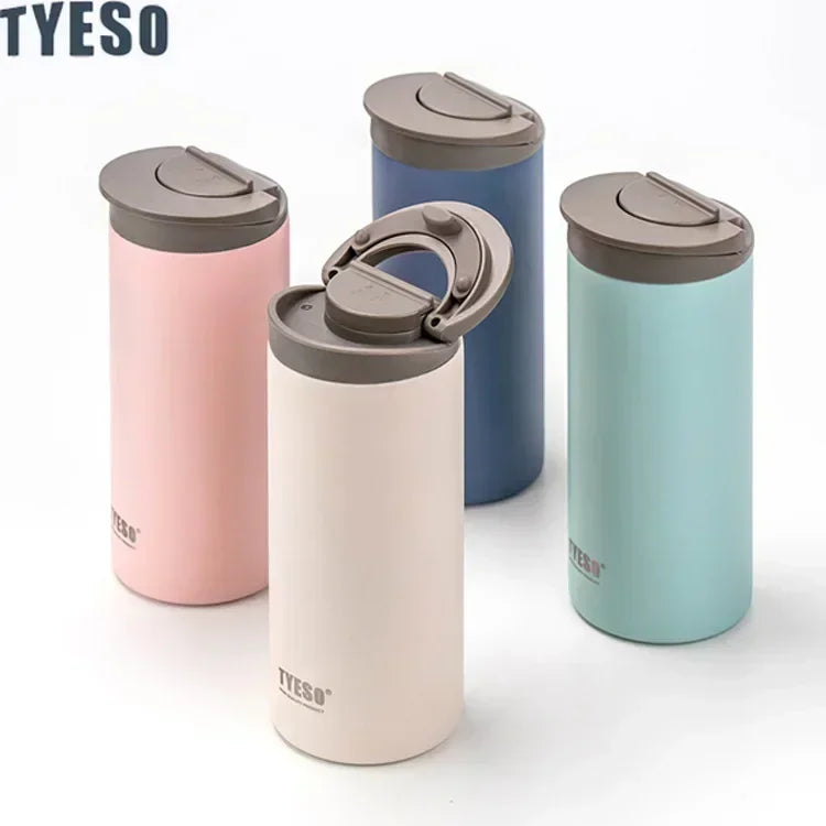 TYESO Vacuum Flask Stainless Steel – Leakproof Insulated Travel Mug Coffee Cup ☕✨