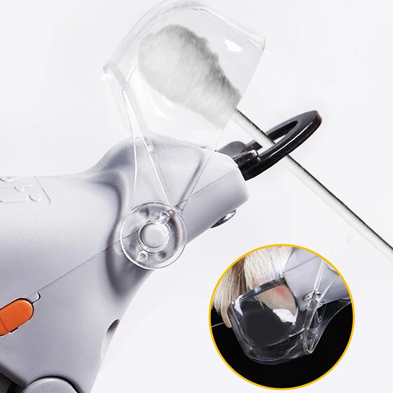 ✂️🐶🐱 Pet Nail Clippers with LED Light – Polishing & Cleaning Kit