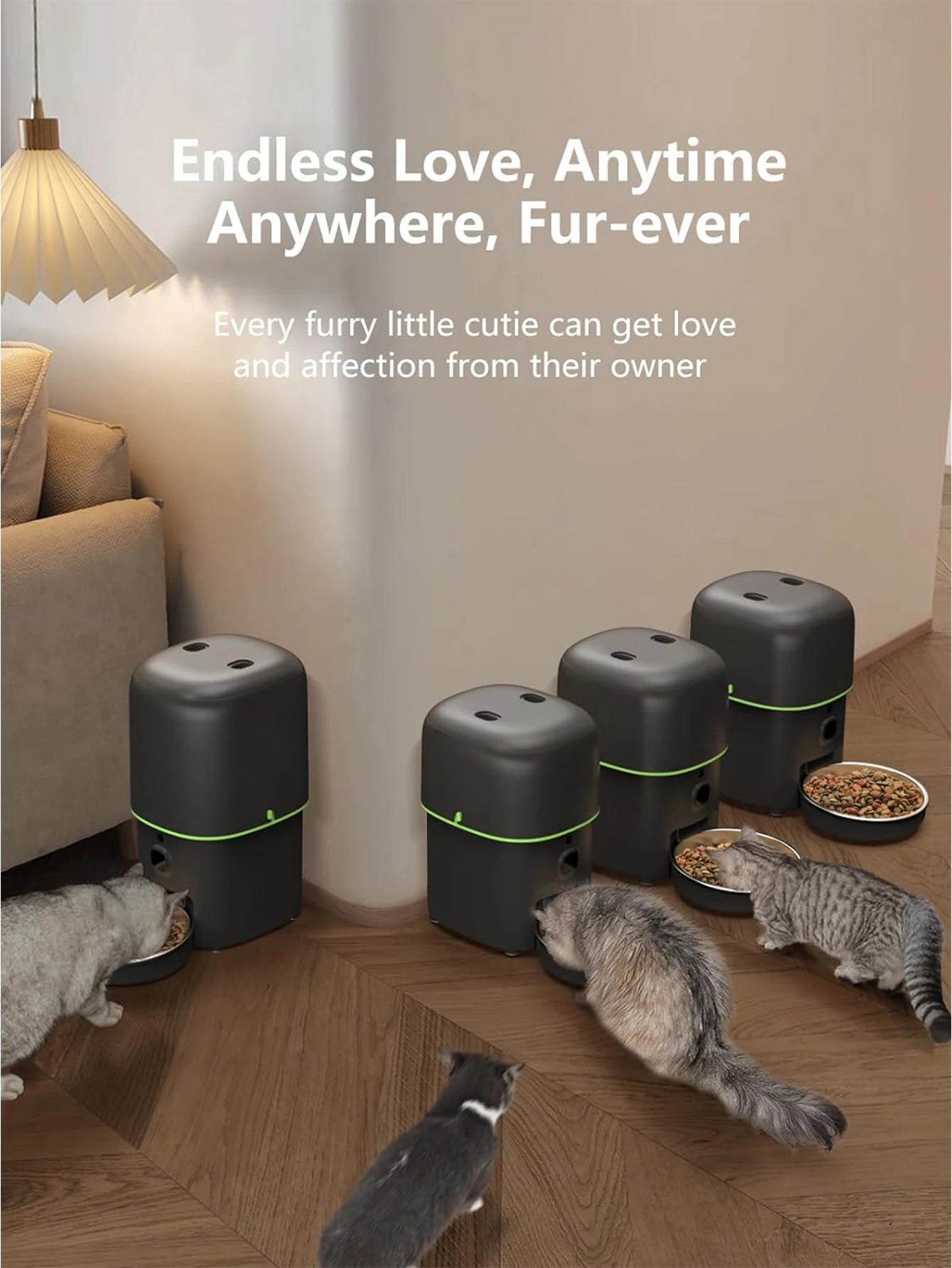 📷🐾 Automatic Smart Cat Feeder with Camera – WiFi App Control