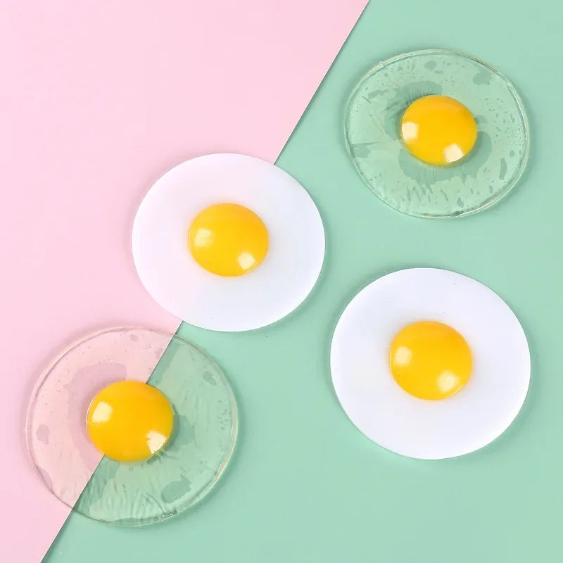 Funky Egg Squishy Ball – Clear Splat Sensory Fidget Toy