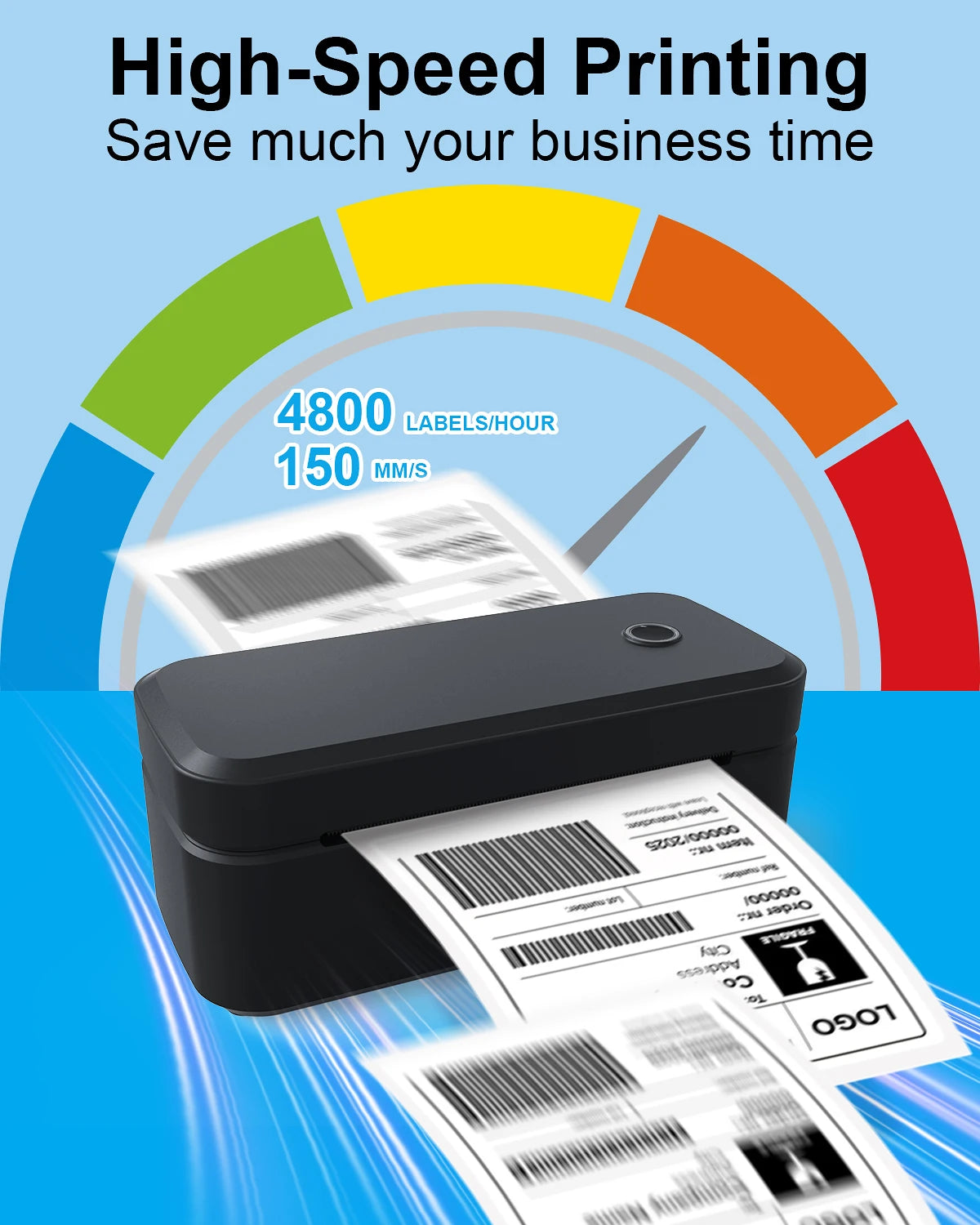 🏷️📦 Marklife X4 Thermal Label Printer – 4x6 Bluetooth Shipping Printer