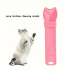 Pet Supplies Cat Strip Squeeze Spoon Cat Strip Feeder for Lickable Wet Cat Treats Pet Liquid Snack Feeding Tool Cat Feeder