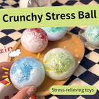 Handmade Ribbon Stress Ball – Soft Squeeze Squishy Fidget Toy