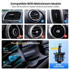 TOPK Auto Lock Car Phone Holder – Air Vent Mount with Hook Clip