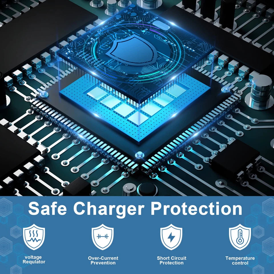 45W Super Fast Charger with USB-C Cable for Samsung Galaxy