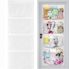 🧸✨ Over-Door Hanging Storage Bag for Stuffed Animals & Baby Toys | Hammock Toy Organizer Net 🪢 | Space-Saving Nursery & Kids Room Storage