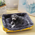 🛋️🐾 Winter Plush Pet Bed Sofa – Cozy Dog & Cat Mat