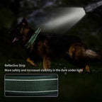 🐕🛡️ Tactical Dog Collar with Handle – Heavy Duty Double Buckle