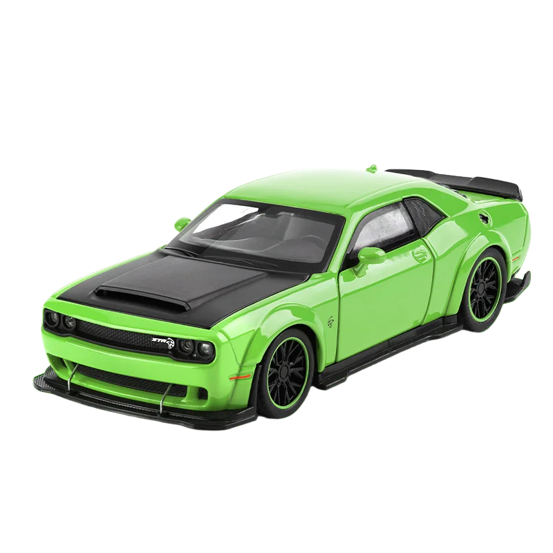 1:32 Dodge Challenger SRT Hellcat Redeye V8 Alloy Metal Diecast Model American Muscle Sports Car Collection For Hobby Decor
