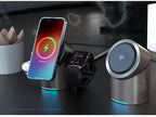 Qi2 3-in-1 Magnetic Wireless Charger – Touch Button Fast Charging Dock