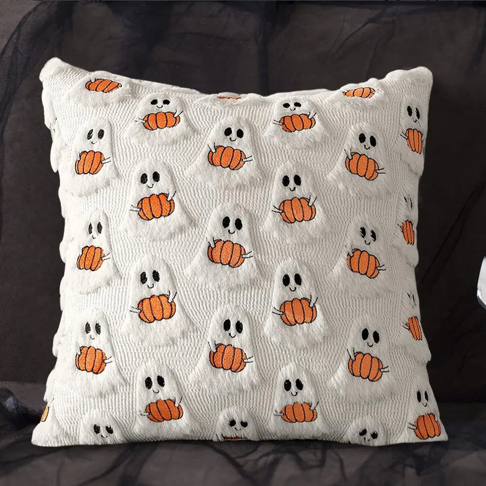 Halloween Pillowcase – Cute Pumpkin, Bat & Ghost Décor