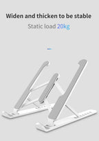 💻📐 Portable Foldable Laptop Stand – Cooling Riser Support Base