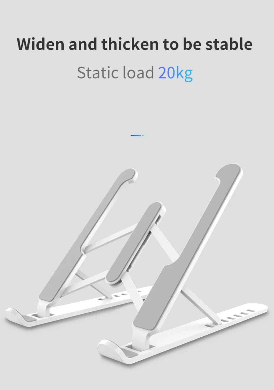 💻📐 Portable Foldable Laptop Stand – Cooling Riser Support Base