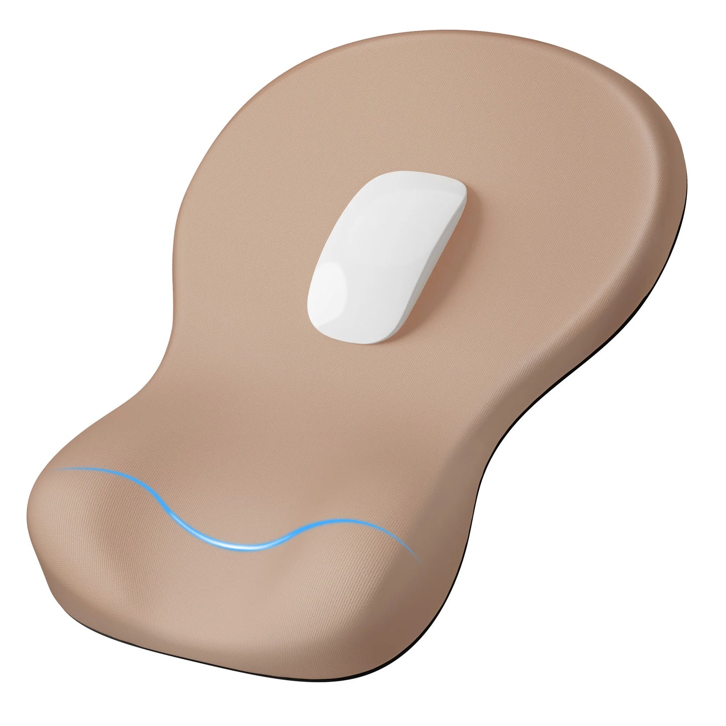 🖱️🖤 Ergonomic Mouse Pad with Wrist Rest – Non-Slip Hard Base