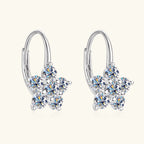 ✨💎 Moissanite Diamond Hoop Earrings 🤍 | White Gold Vermeil S925 Sterling Silver Hoops for Women & Girls 💖 | Sparkly Gorgeous Jewelry
