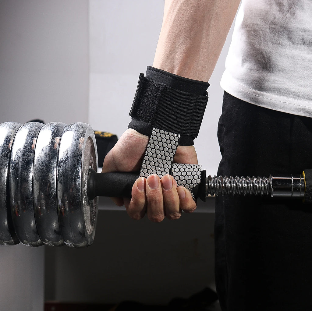 Weightlifting Wrist Straps – Powerlifting, Deadlift & Strength Training Wrist Support for Gym & Dumbbells💪🔥