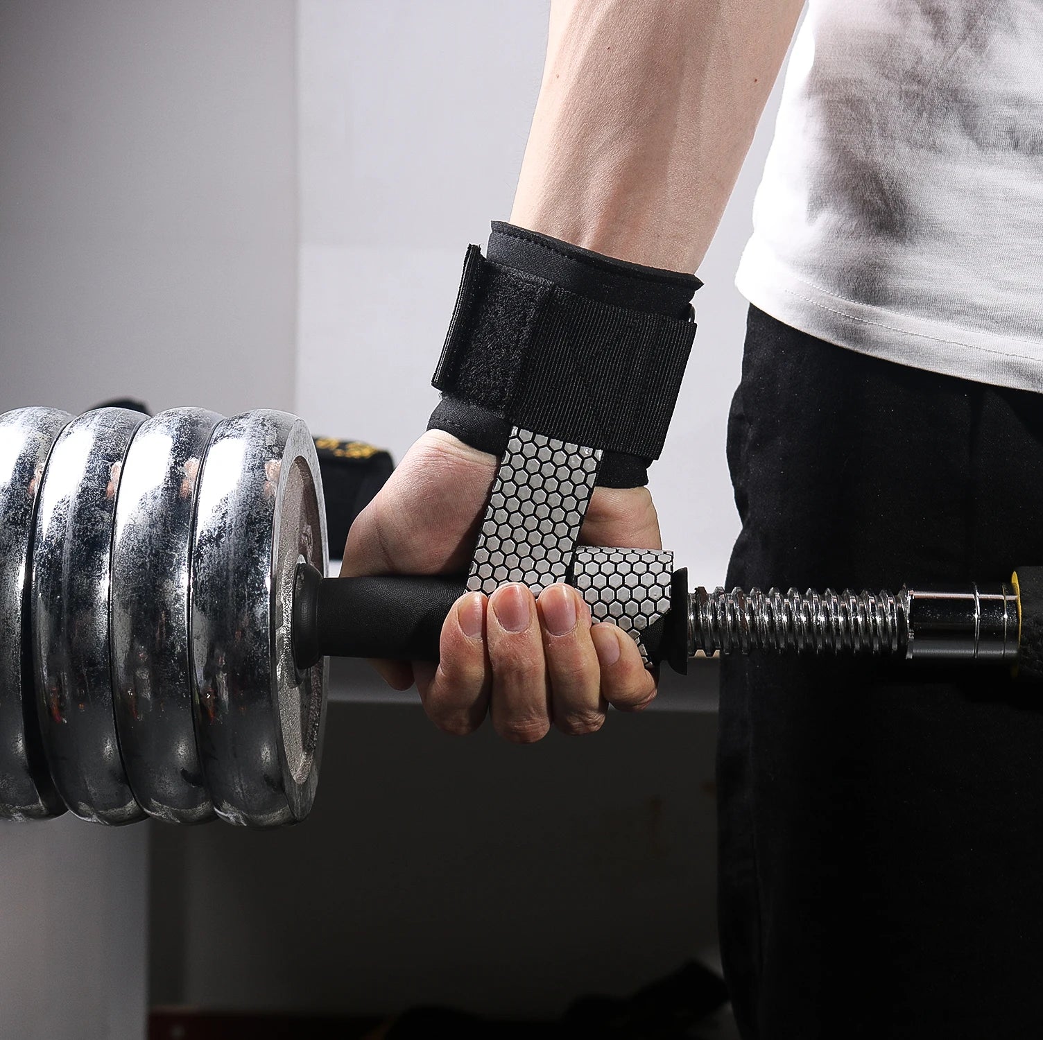 Weightlifting Wrist Straps – Powerlifting, Deadlift & Strength Training Wrist Support for Gym & Dumbbells💪🔥