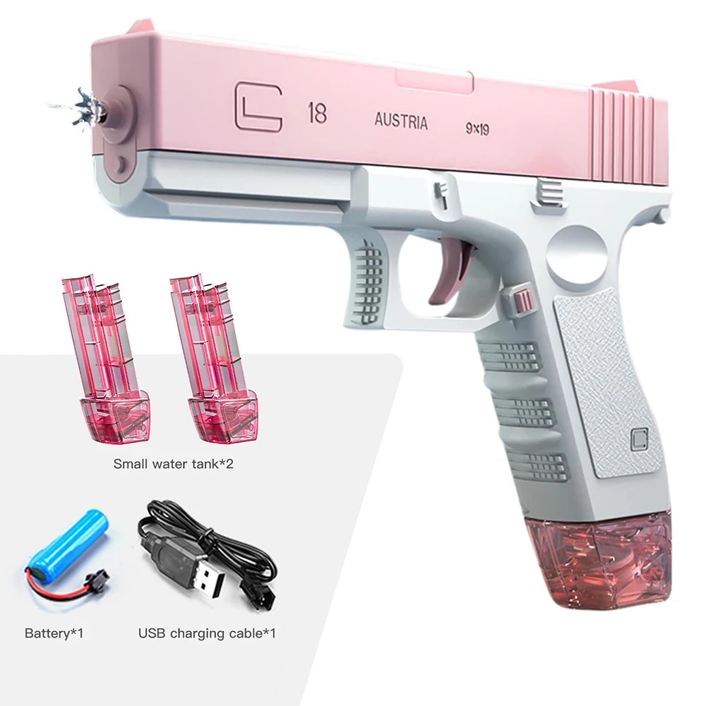 💦⚡ M416 Electric Water Gun – Full Automatic Water Pistol for Summer Beach & Outdoor Fun | Kids, Teens & Adults
