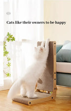 🐾📐 L-Shape Cardboard Cat Scratcher – Wear-Resistant Scratch Post