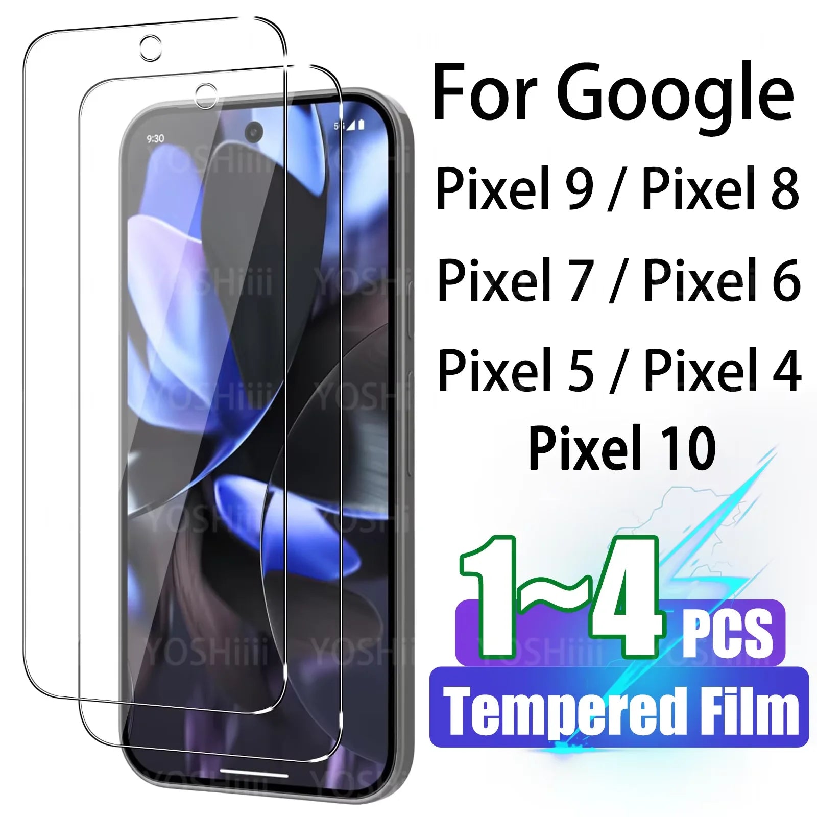 9H Tempered Glass Screen Protector for Google Pixel Series