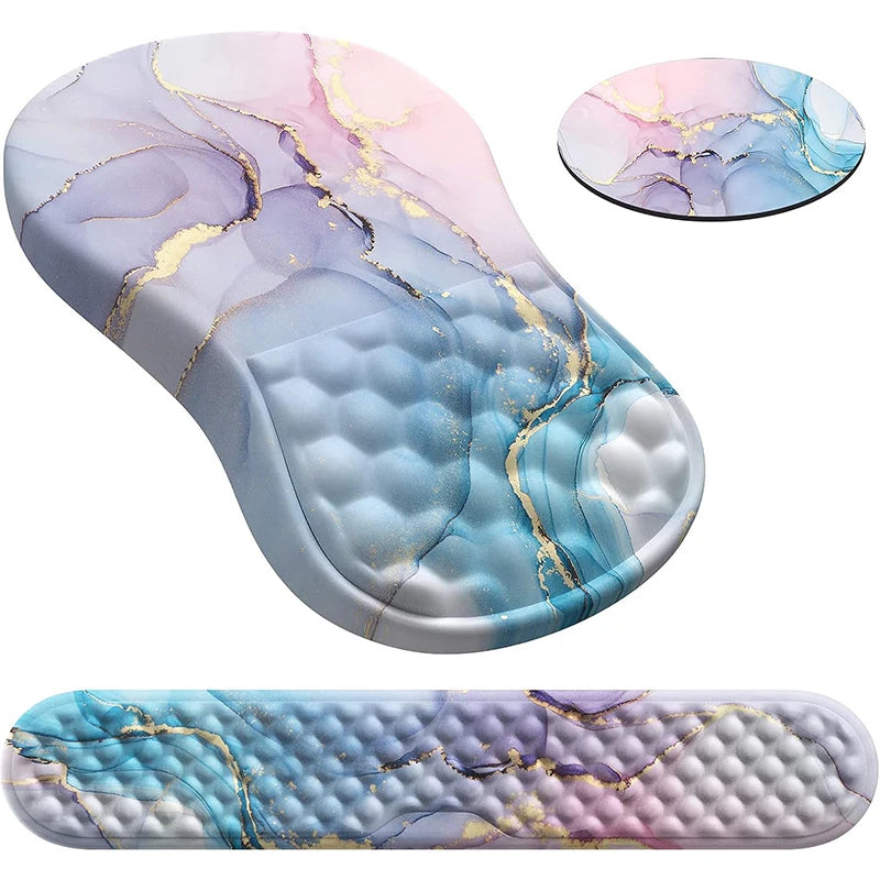 🖱️💖 Ergonomic Wrist Mouse Pad – Memory Foam Pain Relief Support