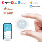 🚶‍♂️✨ Tuya Zigbee 3.0 Motion Sensor | PIR + Lux Detection Smart Infrared Sensor 🔐 | Human Body Anti-Theft Security Detector
