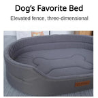 🐾🛏️ Winter Fluffy Dog Cushion Sofa Bed – Large & Medium Pets