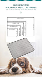 ❄️🐾 Dog Cooling Mat – Summer Pet Cold Bed Ice Pad
